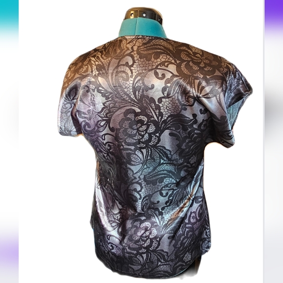 Apt. 9 Silky black top - Picture 7 of 8